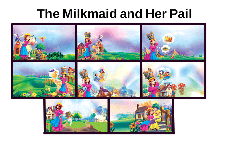 “The Milkmaid and Her Pail”: