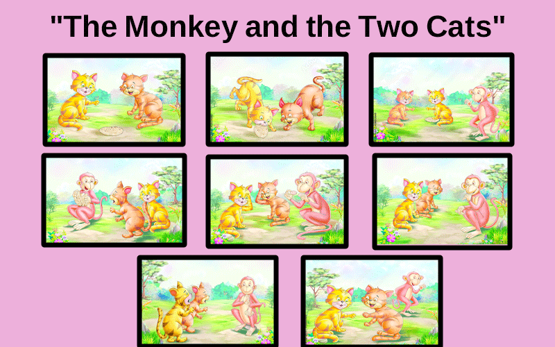“The Monkey and the Two Cats”: