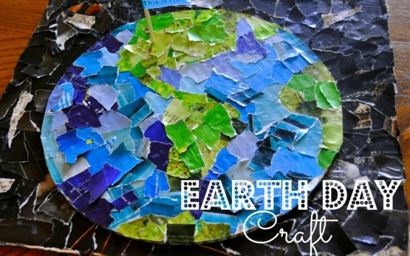 “Earth Collage: Celebrating Nature through Art and Craft with Kids”