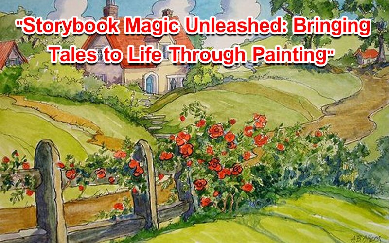 “Storybook Magic Unleashed: Bringing Tales to Life Through Painting”