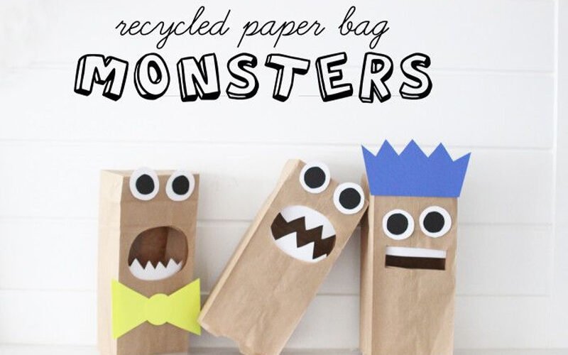 “Monstrously Fun Paper Bag Creations: