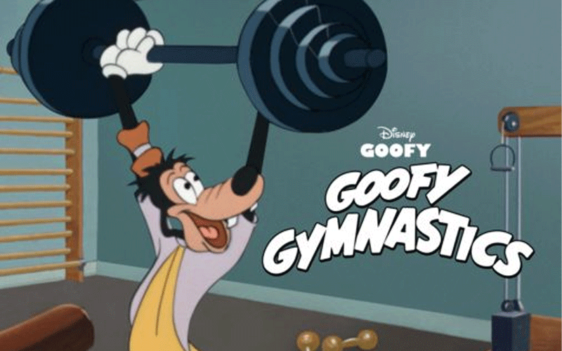 “Goofy’s Hilarious Gymnastic Misadventures”